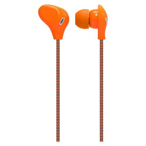 Fone de Ouvido Cabo de Nylon e Microfone Laranja - PH198 -