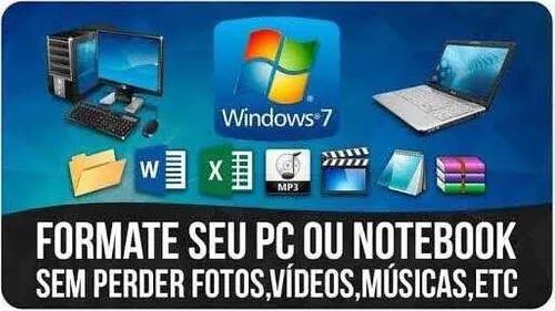 Formatação E Instalação De Computador E Notebook.