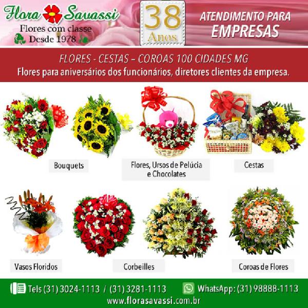 Igarape MG Floricultura entrega flores e cestas para