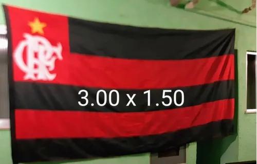 Kit Bandeirão 3 X 1.50+ Cavalinho Do Flamengo+ Caneca