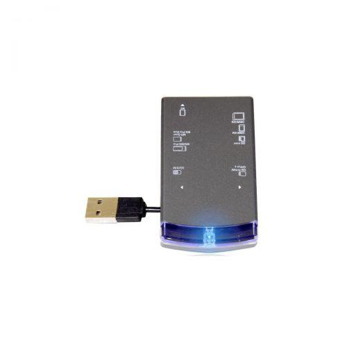 Leitor de Cart\u00e3o USB 2.0 Blue Shine + SIM Card - Comtac