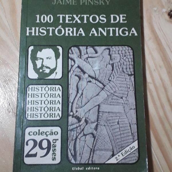 Livro: 100 Textos de História Antiga - Autografado.