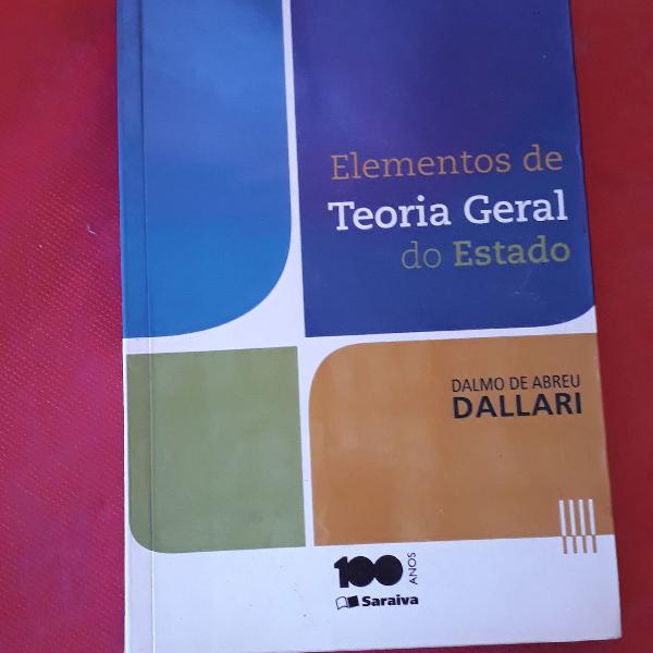 Livro Elementos da Teoria Geral do Estado de Dalmo Dallari