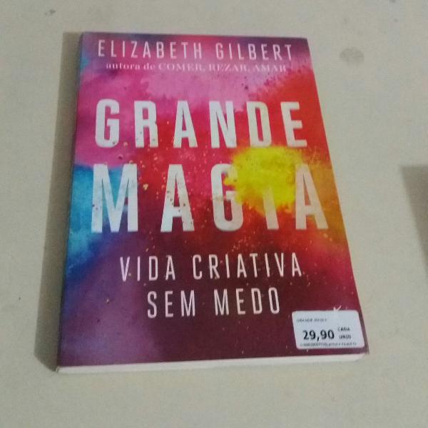 Livro 'Grande Magia - vida criativa sem medo'