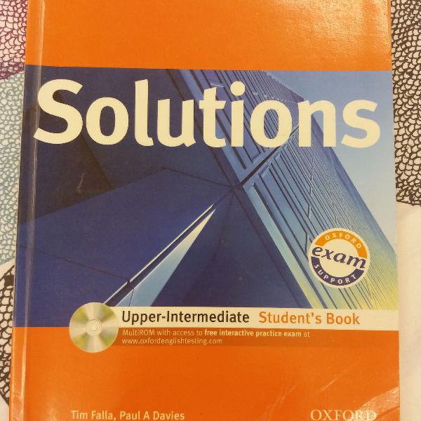 Livro Solutions Upper Intermetiate Student's book