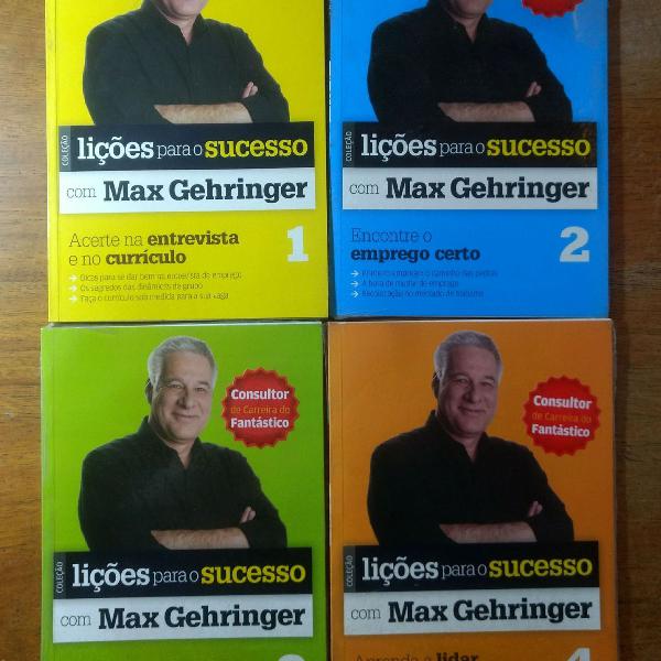 Livros - Coleção "Lições para o Sucesso, de Max