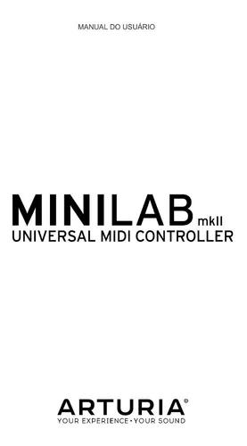Manual Arturia Minilab Mk Ii