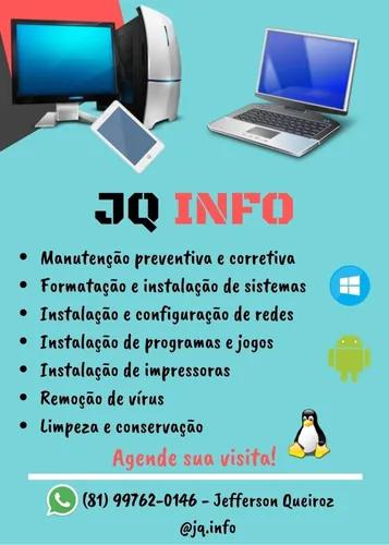 Reparo E Manutenção De Notebooks E Desktops