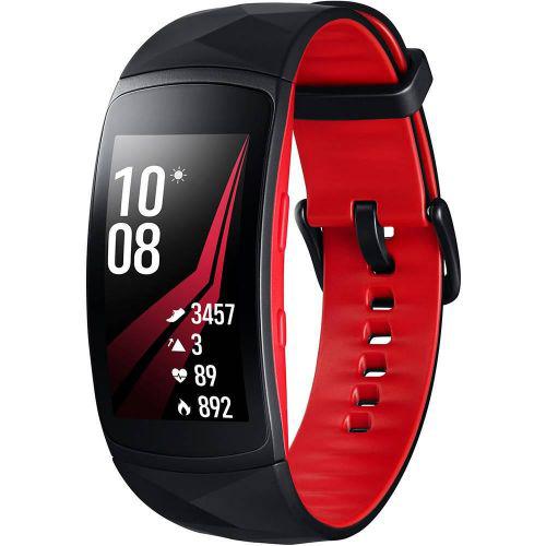 Smartwatch Samsung Gear Fit2 Pro Pulseira P Preto\/Vermelho