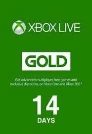 Xbox Live Gold Trial 14 Days Xbox Live Global