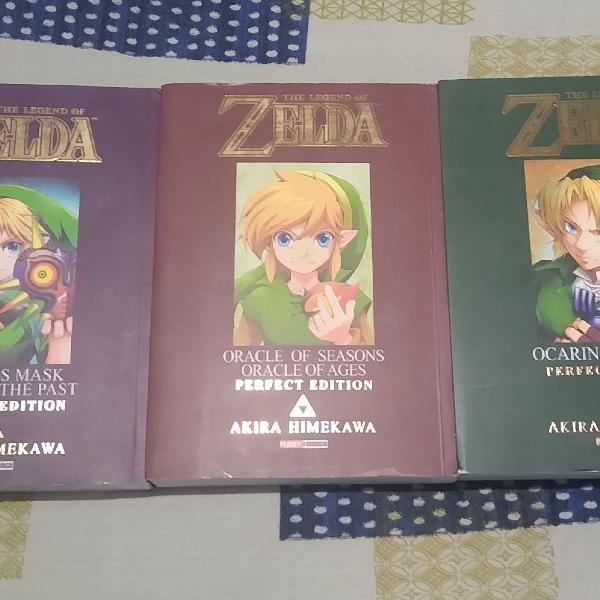 Zelda - mangá 3 edições Panini