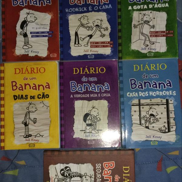 box diário de um banana 1-6 + 7 capa dura