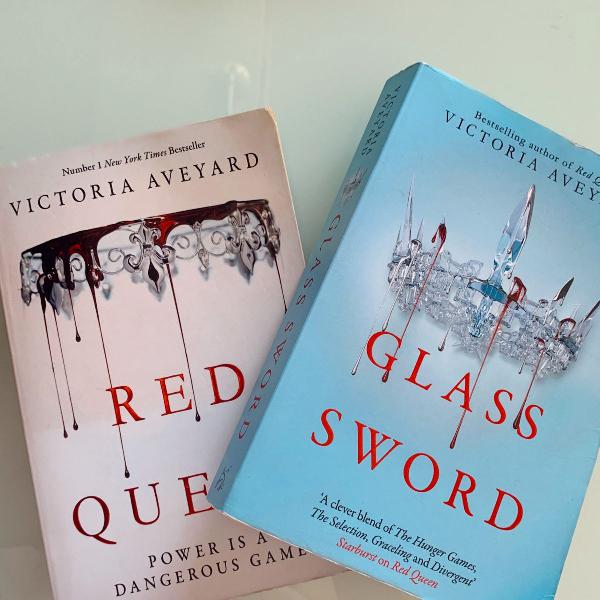 da coleção rainha vermelha - 1 livro - red queen e 2 livro