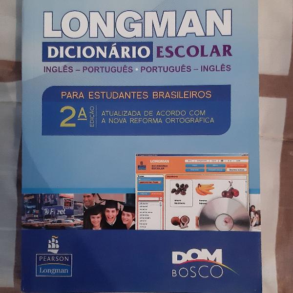 dicionário escolar longman inglês-português e