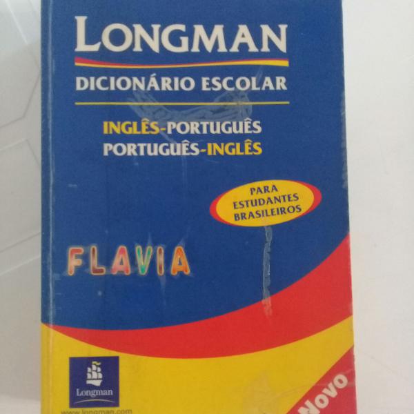 dicionário escolar longman inglês português e portugês