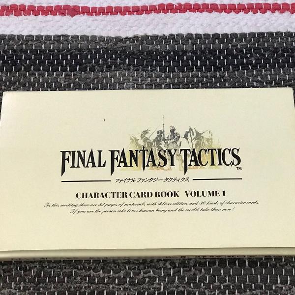 final fantasy tatics character card book volume 1