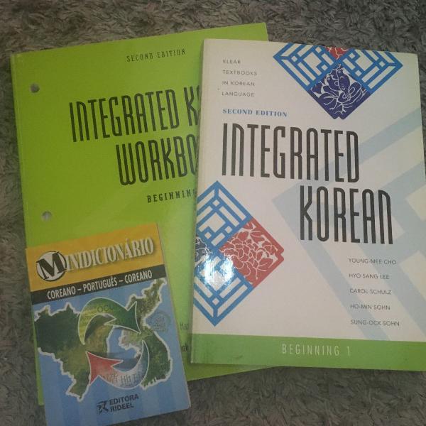 integrated korean livro de coreano + dicionario