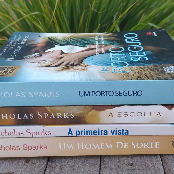 kit de 4 livros de Nicholas Sparks