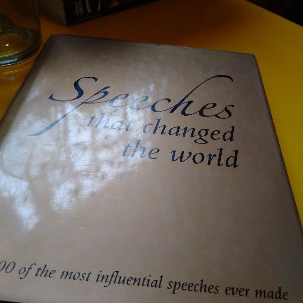 livro 100 discursos que mudaram o mundo.
