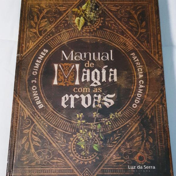 livro "Manual de Magia com as Ervas"