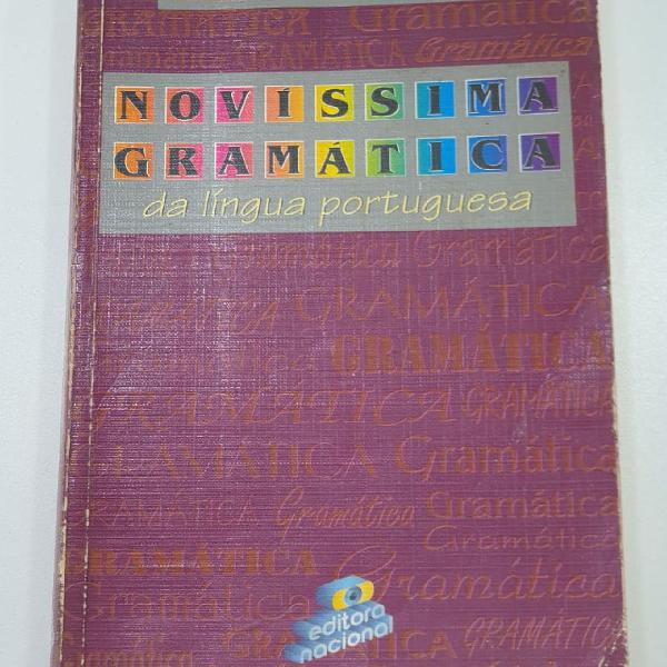 livro - Novíssima Gramática da Língua Portuguesa