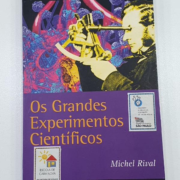 livro - Os Grandes Experimentos Científicos. Coleção