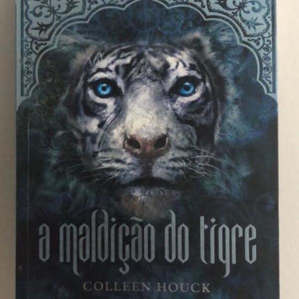 livro a maldição do tigre, autografado.