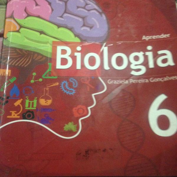 livro aprender biologia 6 ano - enovus