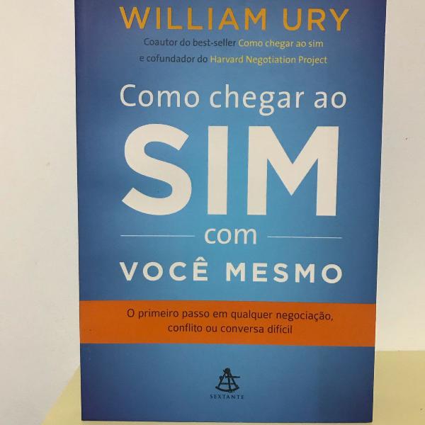 livro - como chegar ao sim com você mesmo