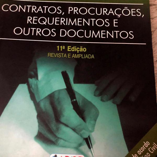 livro contratos, procurações, requerimentos e outros