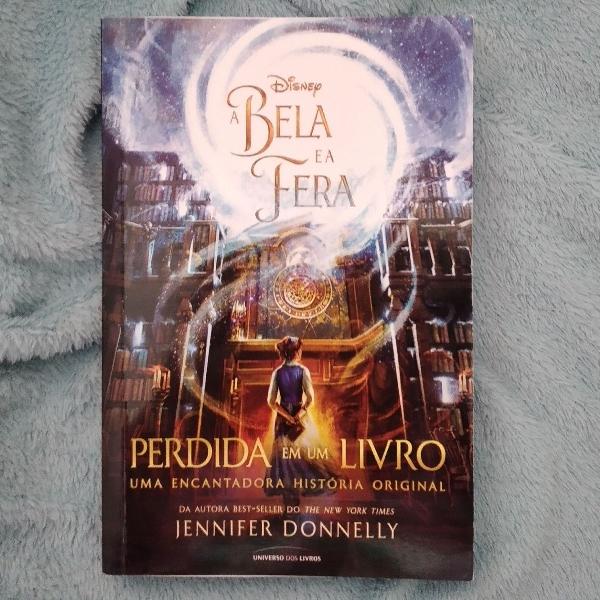 livro distopia "a bela e a fera: perdida em um livro"