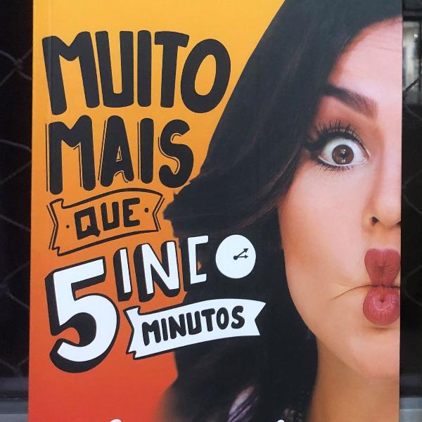 livro kéfera "muito mais que 5inco minutos"