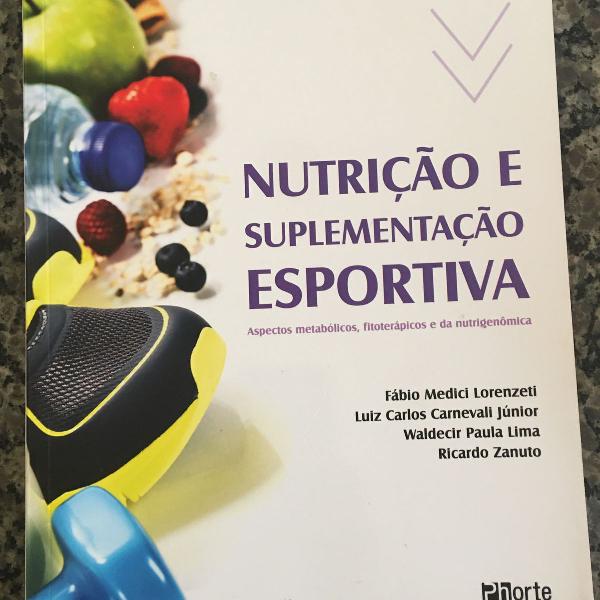 livro nutrição e suplementação esportiva