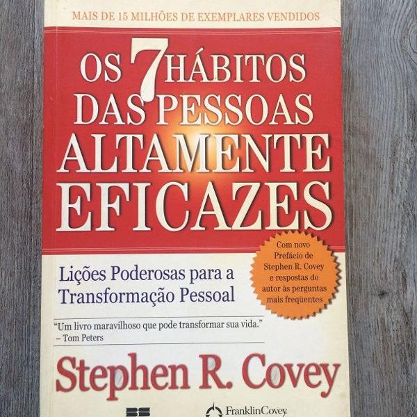 livro "os 7 hábitos das pessoas altamente eficazes"
