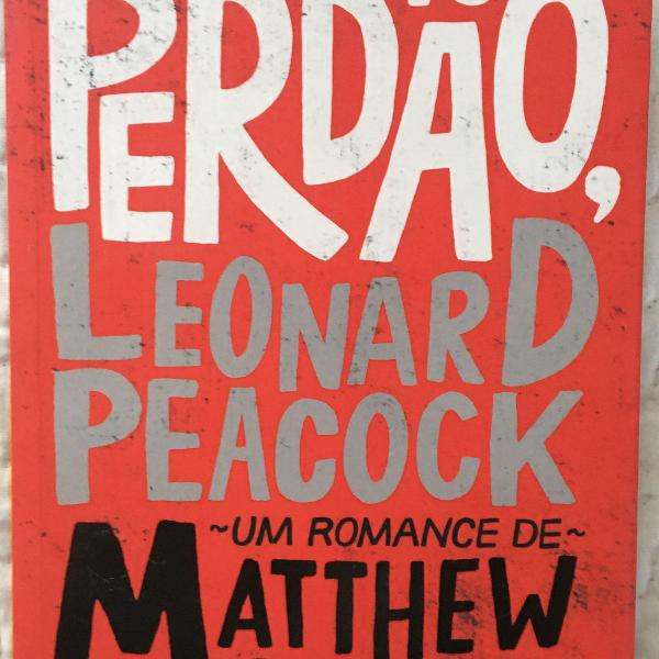 livro: perdão, leonard peacock