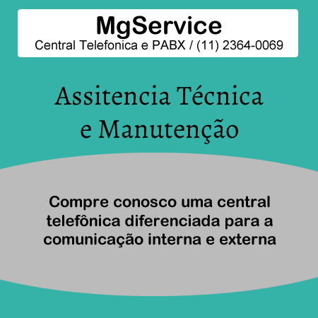 Central Telefônica Central Telefônica PABX MgService