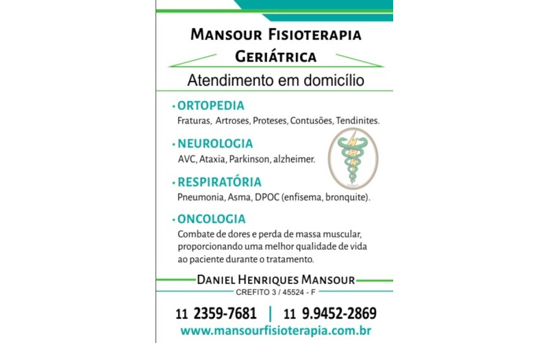 FIsioterapia em Domicilio Mooca