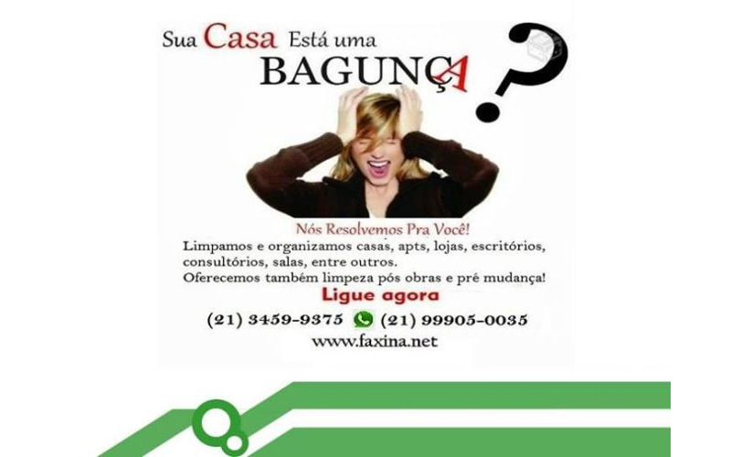 Faxineira diarista Passadeira RJ