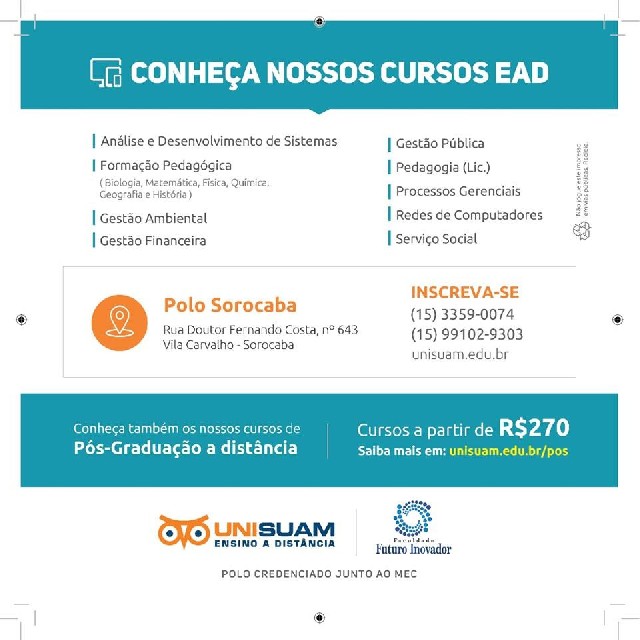 Graduação unisuam sorocaba