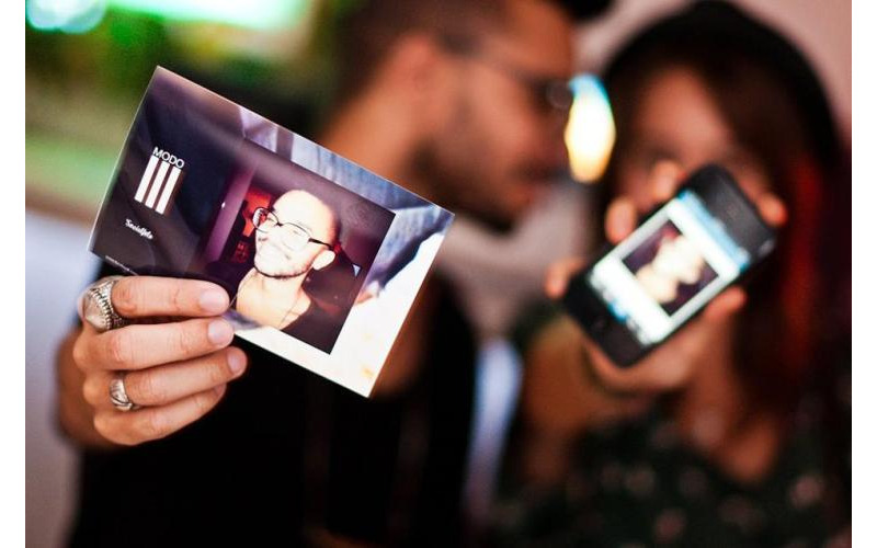 Impressao de fotos online digitais Polaroid para festas e