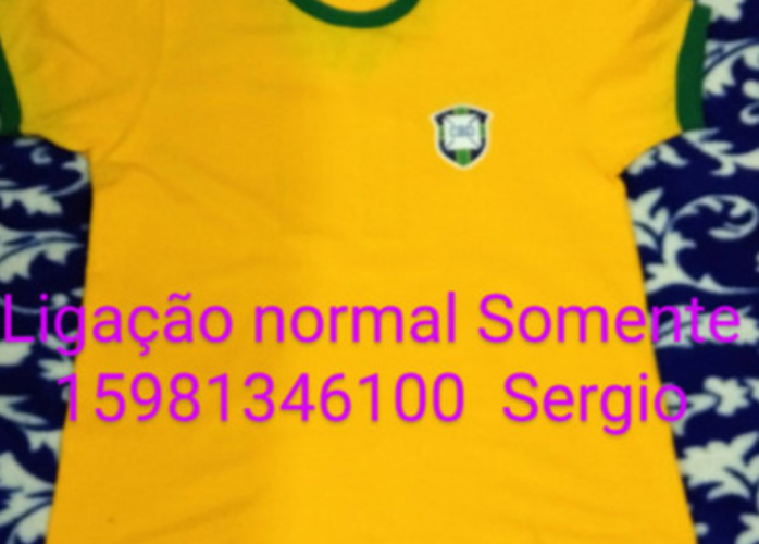 Camiseta Seleção Brasileira antiga54x68