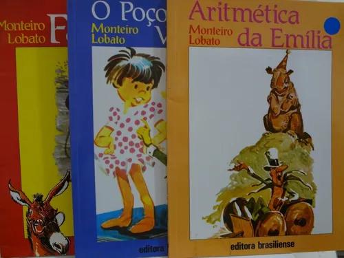 3 Livros Monteiro Lobato Aritmética Da