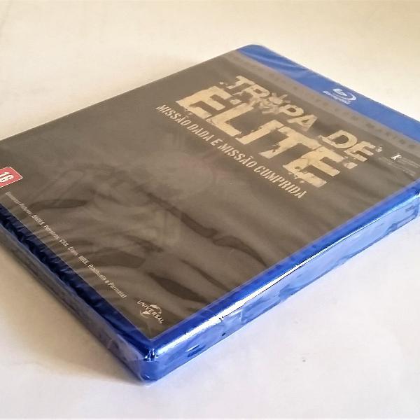 Blu Ray Tropa De Elite Versão Definitiva Making Off Lacrado
