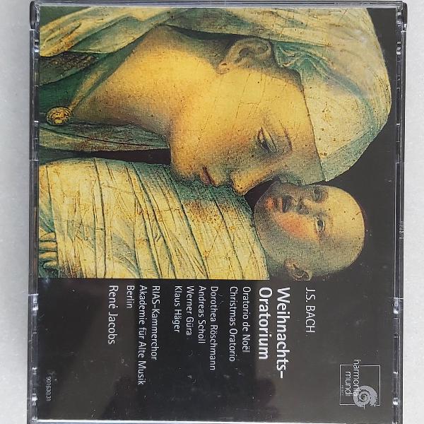 Box 2 CDs importados - J.S.Bach - Oratório de Natal - CDs