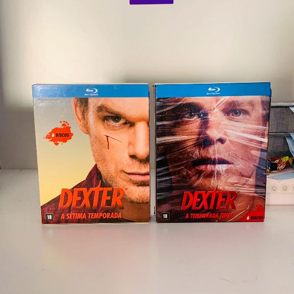 Box Dexter Sétima Temporada + Temporada Final Blu Ray