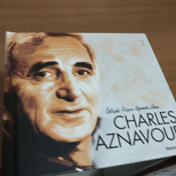 Charles Aznavour coleção folha grandes vozes
