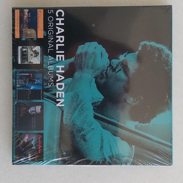 Charlie Haden - Box 5 CDs importados, usados, como novos.