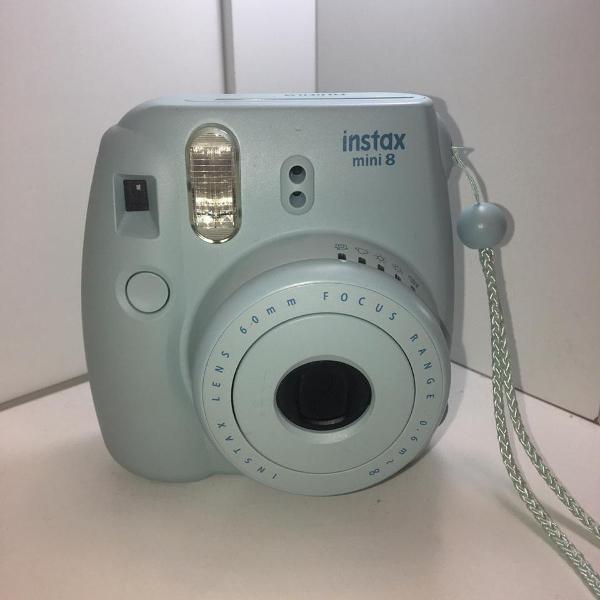 Câmera Instantânea Instax Mini 8 Cor Azul Bebê