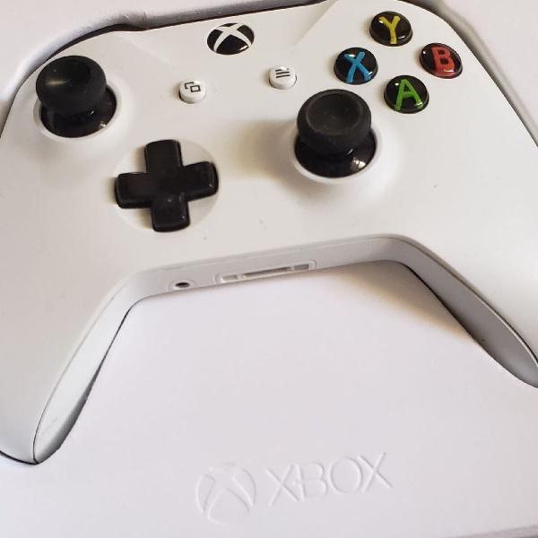 Controle Microsoft Wireless Branco Xbox One