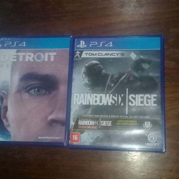 Detroit Become Human e Rainbowsix siege